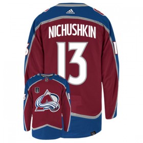 Colorado Avalanche tröja Valeri Nichushkin 13 Adidas Stanley Cup 2022 Authentic - NHL Tröjor Herr